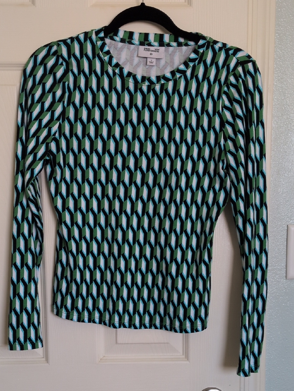 DvF for Target geometric print top